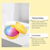 Dowmoo Steamed Stuffed Bun Pinch Music (Rainbow Color) Fun Cute Simulation Steamed Stuffed Bun Shape Soft Non-Sticky Hand Carry Daily Toys