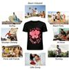 Valentine's Day XOXO Heart Balloon Print Casual Versatile T-Shirt Pure Cotton T-shirt