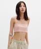 Leoninghai Logo Embroidered Tube Top [Coral]