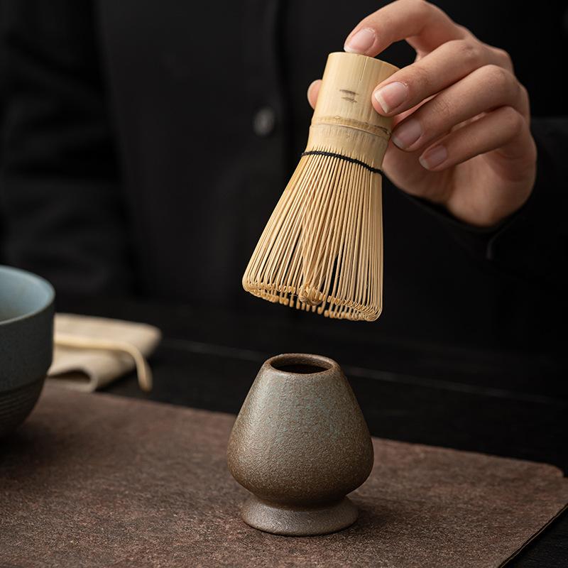 Japanese-style Coarse Pottery Tea Dispenser Ceramic Tea Bowl Matcha Bowl Matcha Spoon Baibenli Kung Fu Tea Ceremony Accessories