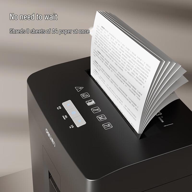 

Deli GA311 P-4 High-Security Cross-Cut Paper Shredder CN plug (adapter included)