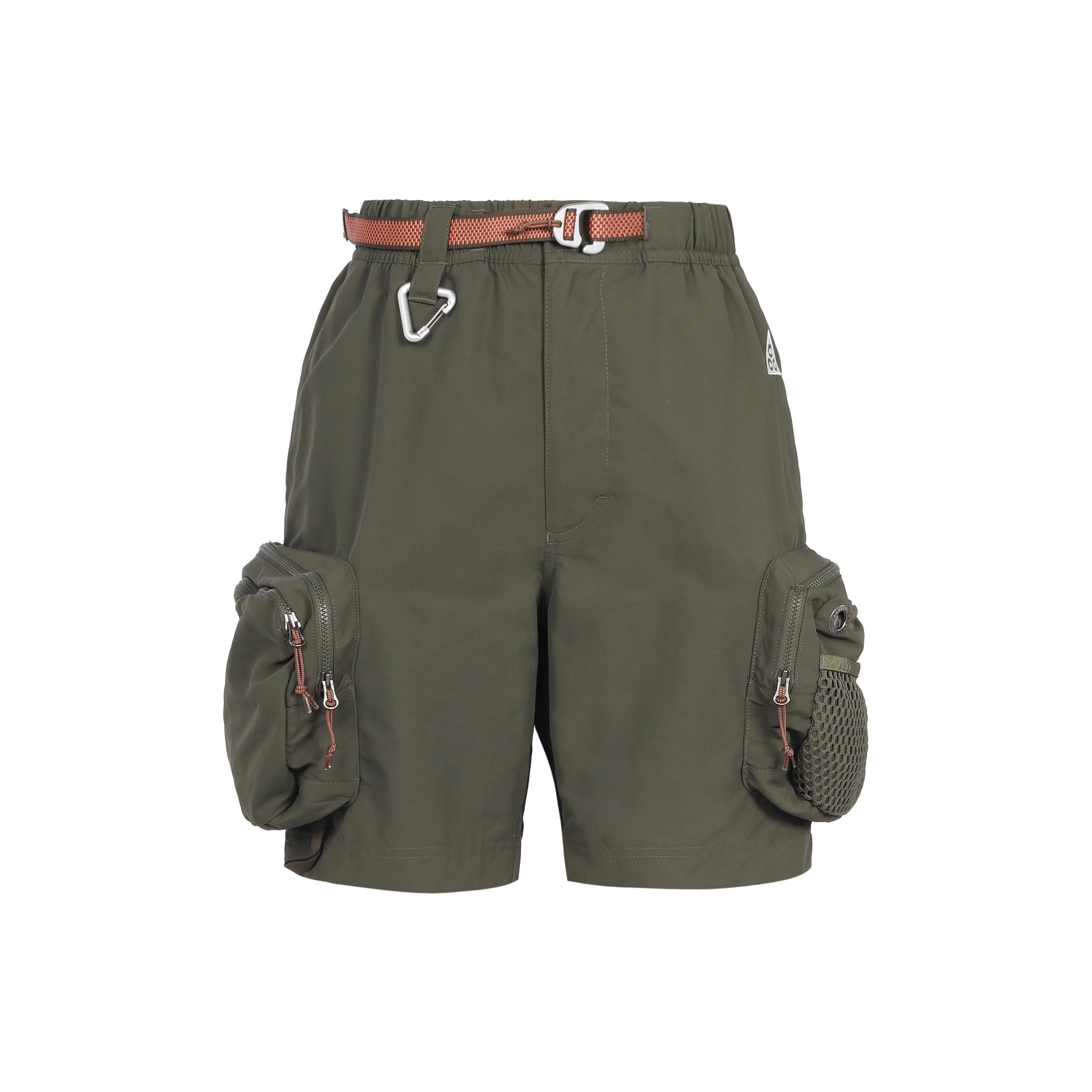 Men s Nike ACG Snowgrass Solid Color Cargo Shorts Green Gift to Boyfriend DN3946-325 M