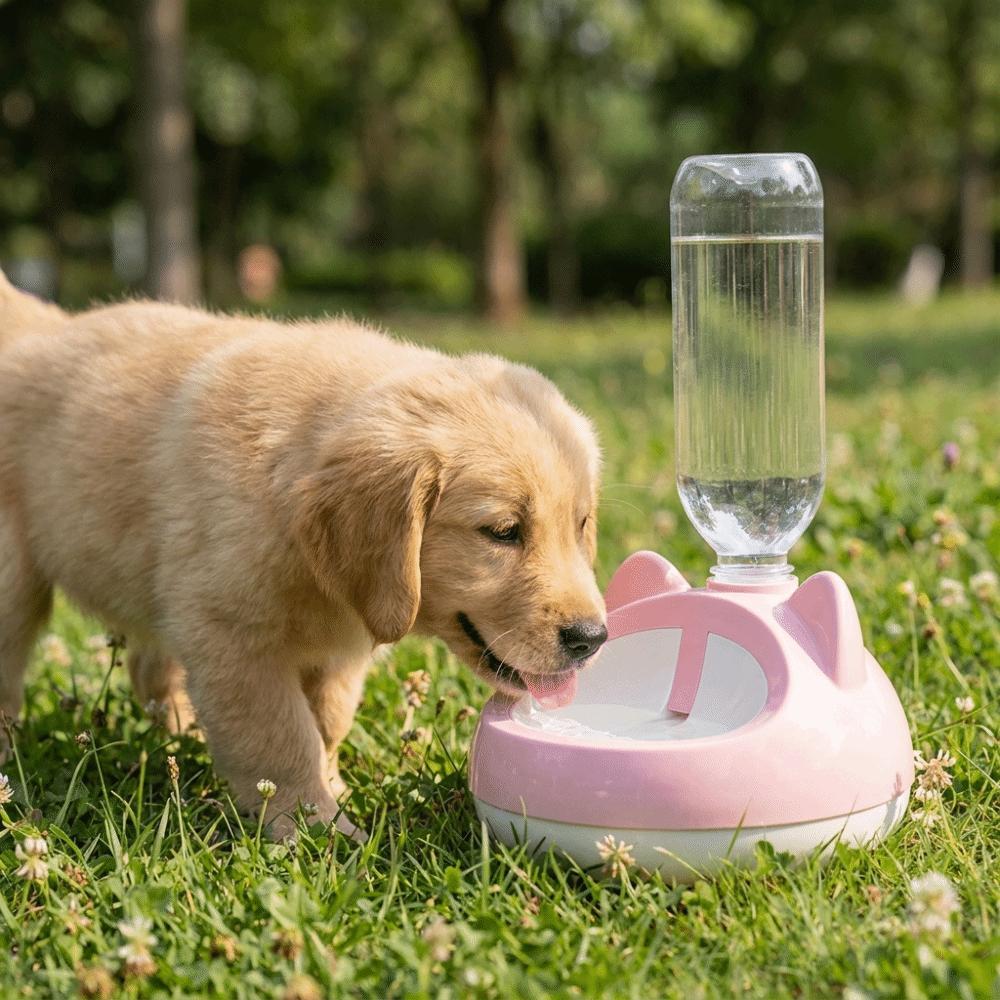 Large Capacity Automatic Water Fountain Non-Slip Pet Drinking Station  Daily Drinking