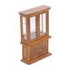 1:12 Scale Miniature Bookshelf High Simulated Wooden Cabinet Display for Doll House Decoration