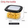 Food Grade Pp Sealing Storage Box With Lid For Kitchen Food Preservation