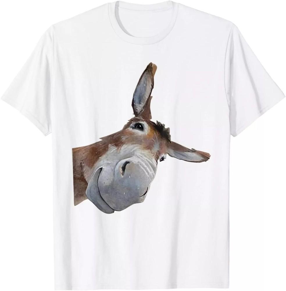 Peach-Bruh Funny Donkey Art Donkey HeadSmileEagerlys T-Shirt Unisex T-Shirt M