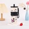 Printed Bow Vacuum Cup Insulation Or Cooling 680ML Stainless Steel Cup With Lifting Rope High-Capacity Insulated Cup