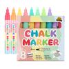 8 Colors Liquid Erasable Chalk Markers Pens  Washable Wet Erase Neon Art Makers for Blackboard Chalkboard Signs Glass Window