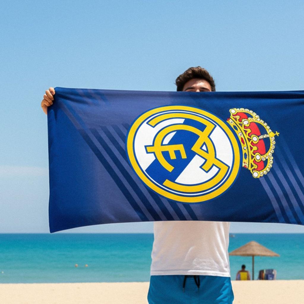 Real Madrid Strandtuch Junior 70x140 cm Strandtuch 2200010482 mehrfarbig