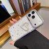 Shiny Glitter Star Rhinestone Shell Pattern Phone Case For iPhone 17 Air 16 15 14 13 12 11 Pro Max 14 Plus Soft Shockproof Cover