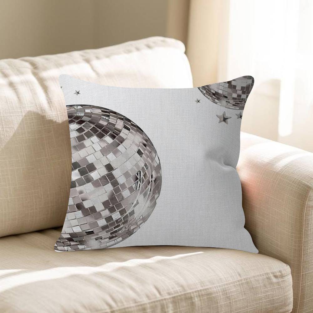 Silver Bizarre Trend Retro Art Cushion Cover Pillow Cover Decor Pillowcase Printed Cushion Case For Couch