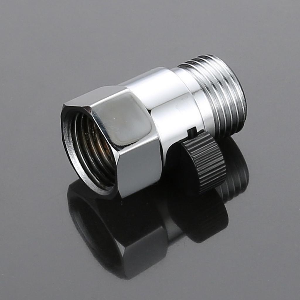 Bathroom Shower Brass Junction Water Control Straight Through Shut ,off Angle Bath Water Tap Accessory