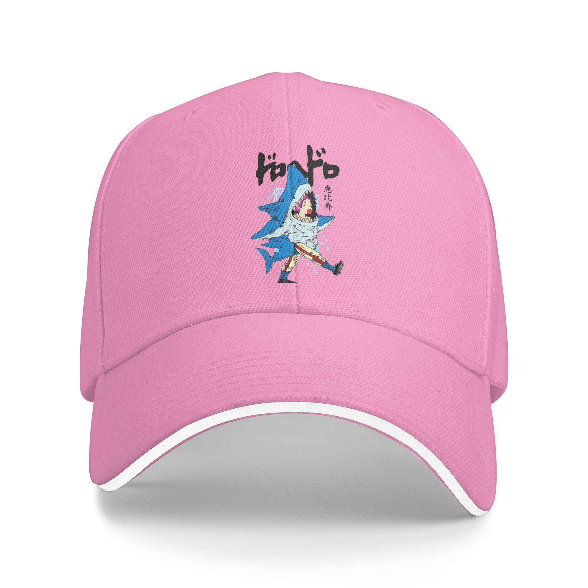 

Ebisu Shark Costume Dorohedoro Baseball Cap Classic Hip Hop Hats Summer Female Male Hunting Camping Baseball Caps One Size розовый