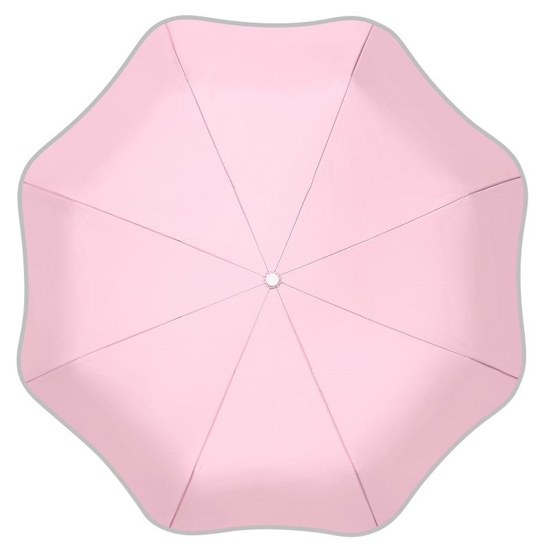 Fully automatic three-fold vinyl rounded corners, automatic opening and closing, folding umbrella hemming can be