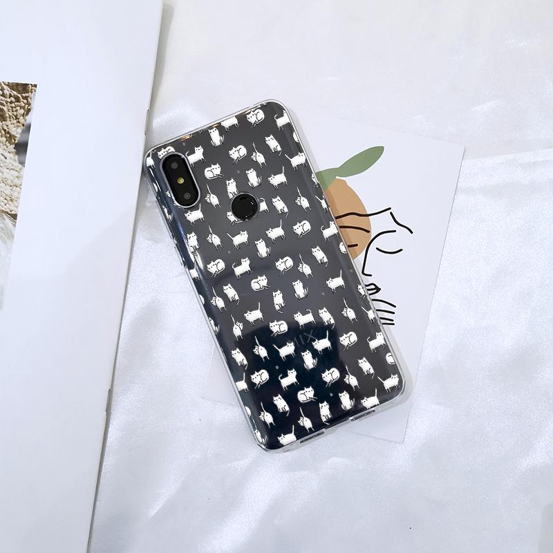 

Чехол для телефона Kawaii Cat с милой рыбкой и рисунком для Xiaomi Mi Max Mix 1 2 2S 3, мягкая силиконовая задняя крышка для Xiaomi Mi Note 1 2 3, чехол Xiaomi Max