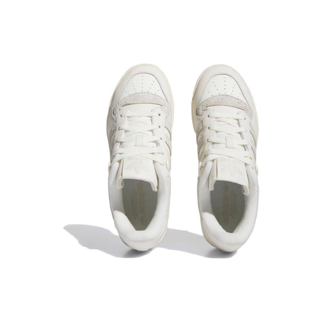 adidas Baskets Unisexe Rivalry Low 86 Gris Orbite Crème Blanc Cassé Blanc Crème IE7139