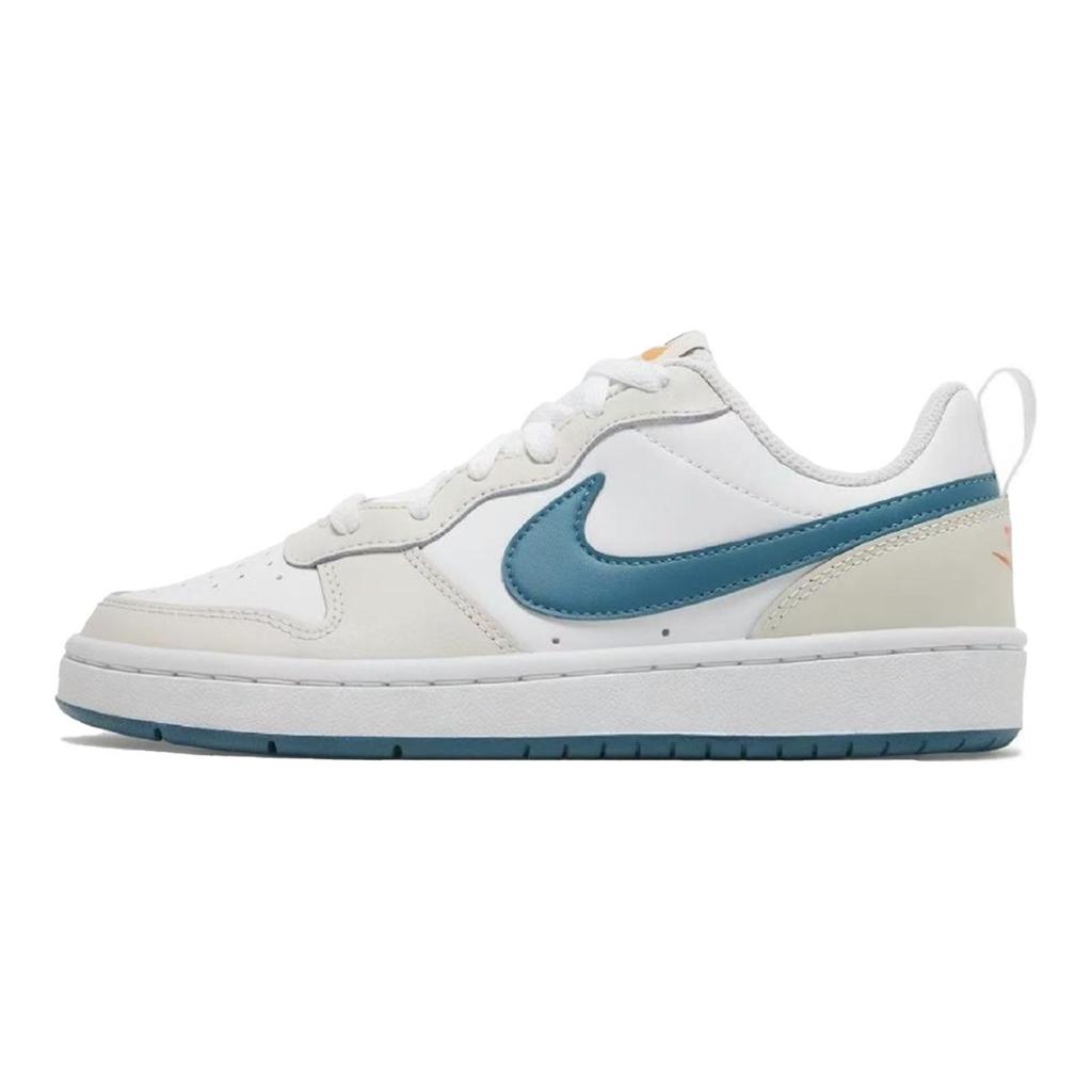 Nike Court Borough 2 Leather Abrasion Resistant Slip Resistant Low top Skateboard Shoes Women's Pink BQ5448-017(Team667-SBOX)