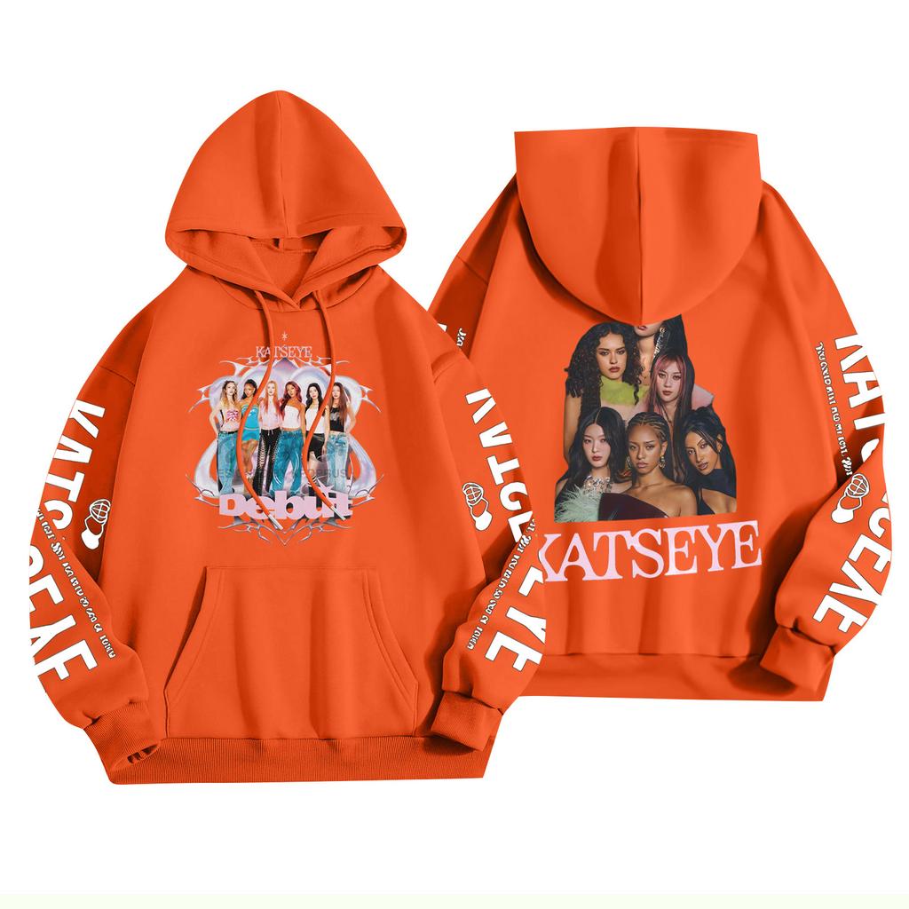 Unisex Fashion Lightweight Long Sleeve Pullover With Pockets Printed Hoodie