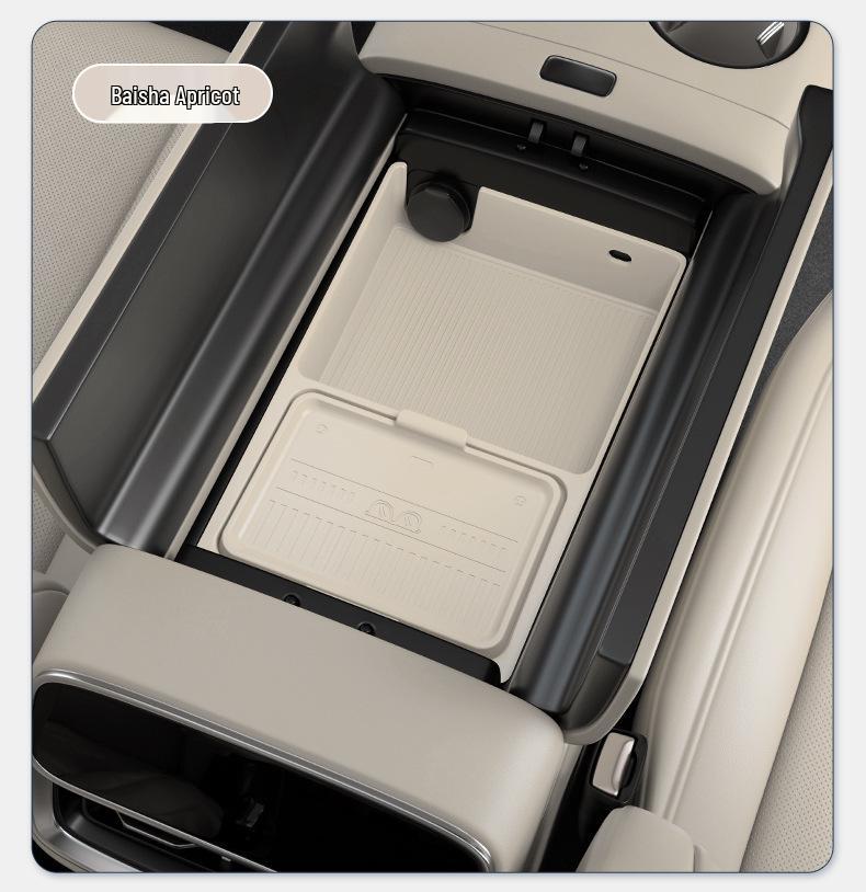 Compatible with 25 Models: AITO M8 Center Console Armrest and Lower Storage Box Accessories