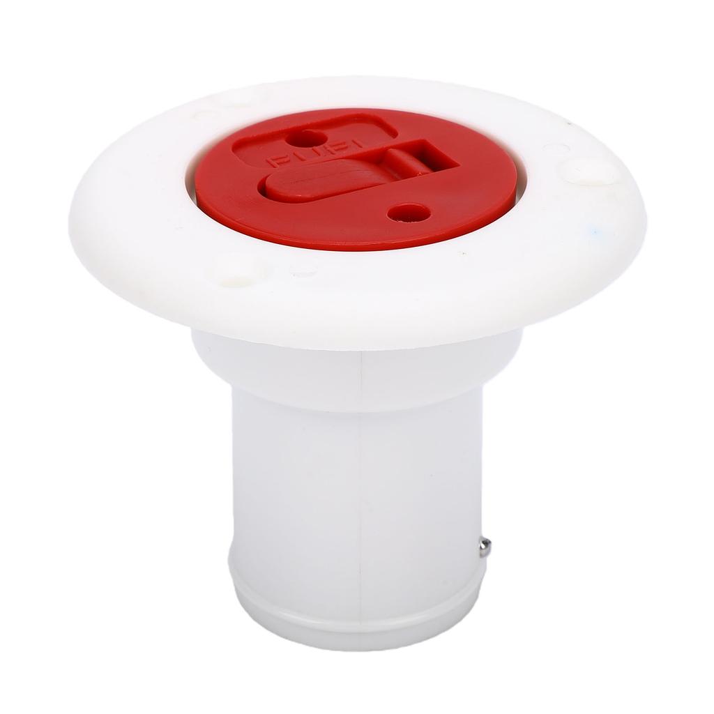 Bootsdeck Füllstutzen 40mm POM Kunststoff Wetterfest Boots Wasser Einfüllkappe mit Schloss für Wohnmobil Yacht Schiff