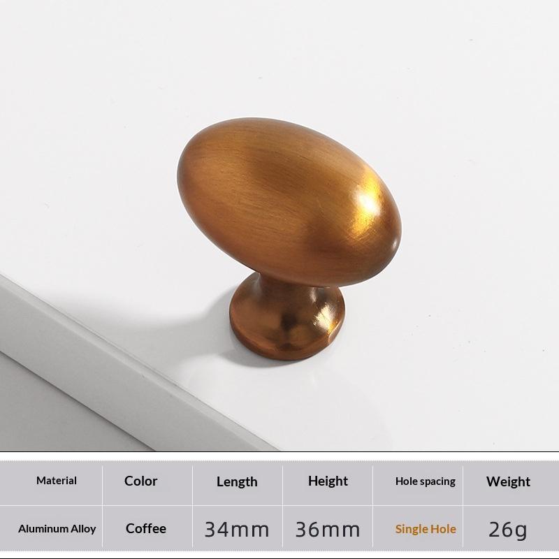 Aluminum Alloy Furniture Knobs Rustproof Waterproof Surface Classic Design for Cabinet Drawer Dresser Bathroom Kitchen Furniture