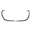 2PCS Front Bumper Air Spoiler Piano Black Smooth Surface Rustproof Replacement For Mercedes‑Benz C‑class W206 2022+