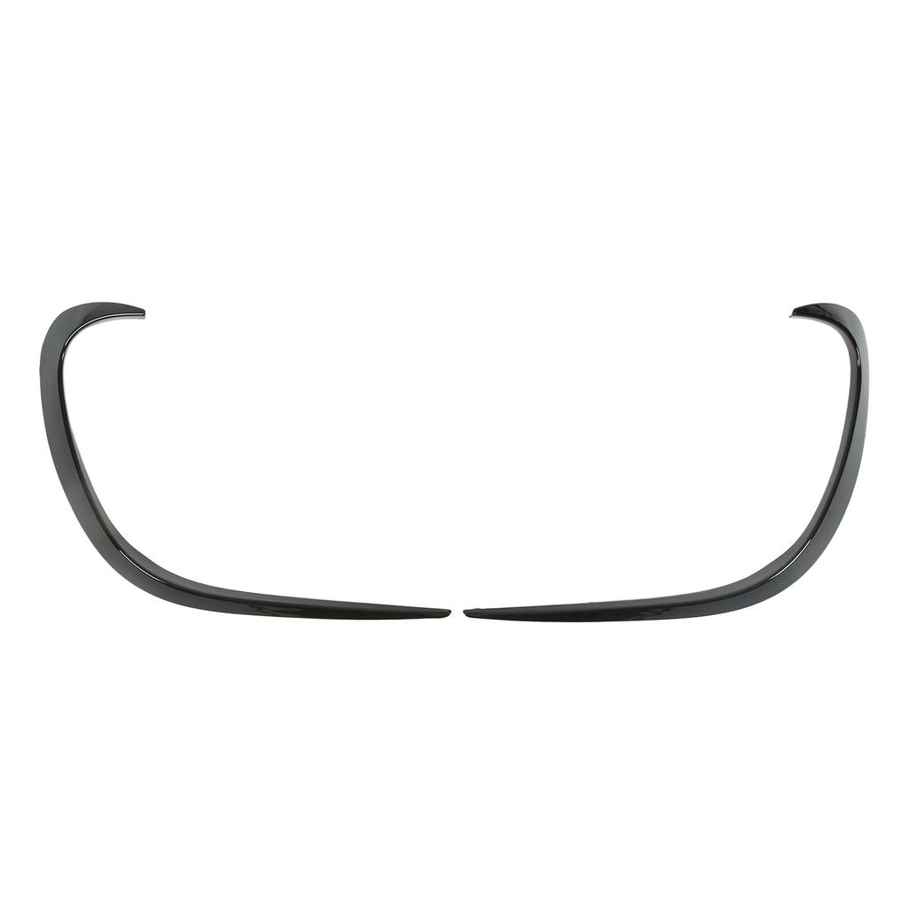 2PCS Front Bumper Air Spoiler Piano Black Smooth Surface Rustproof Replacement For Mercedes‑Benz C‑class W206 2022+