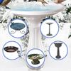 70w Birds Bath Heater for Winter Outdoor Use Bird Bath Deicer Winter Bird Water Heater Thermostat Suitable for Farm Sink