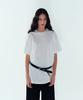 Noiseu W Creased Cotton T-Shirt - White