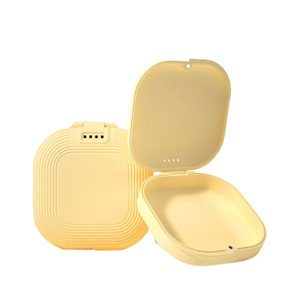 Plastic Fake Teeth Container Braces Box Orthodontic Retainer Box Denture Storage Box Dental Case