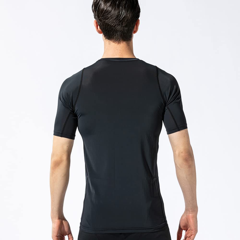 Otafuku Gloves Summer Short Crew EVO Fully Cool To the UV Size LL Men's Innerwear, Sleeve, Neck, [Cordura, Lycra, Deodorizing, Compression, Touch,