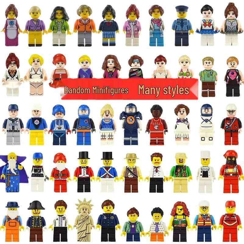 City Series Mini Figures Educational Toy Bricks for Kids - Compatible with Lego