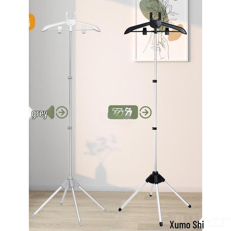 Faltbares Boden-Bügeltischgestell mit Handbügelbrett und verstellbaren Stützschienen