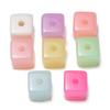 10pcs/lot Acrylic Jelly Colored Square Shape Beads Big Bracelet Loose Beads For DIY Jewelry Making Necklace Craft Accessories