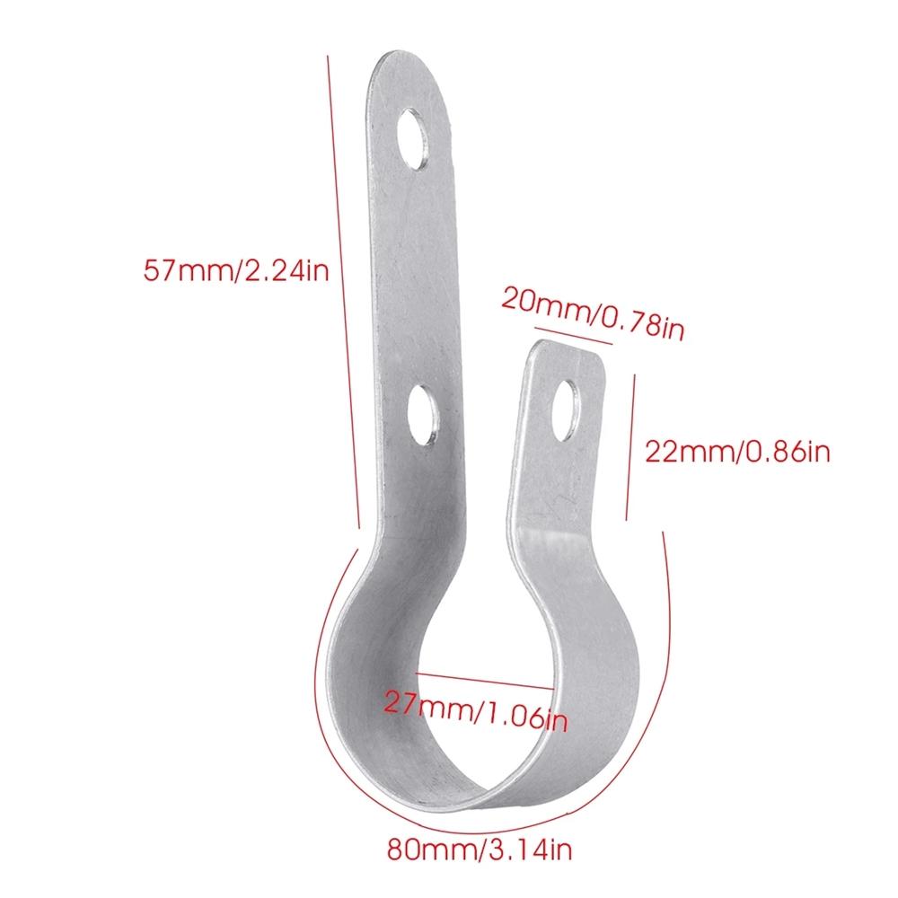 High Quality Stainless Steel P Clips for 24mm 28mm Exhaust Pipe Pack of 24