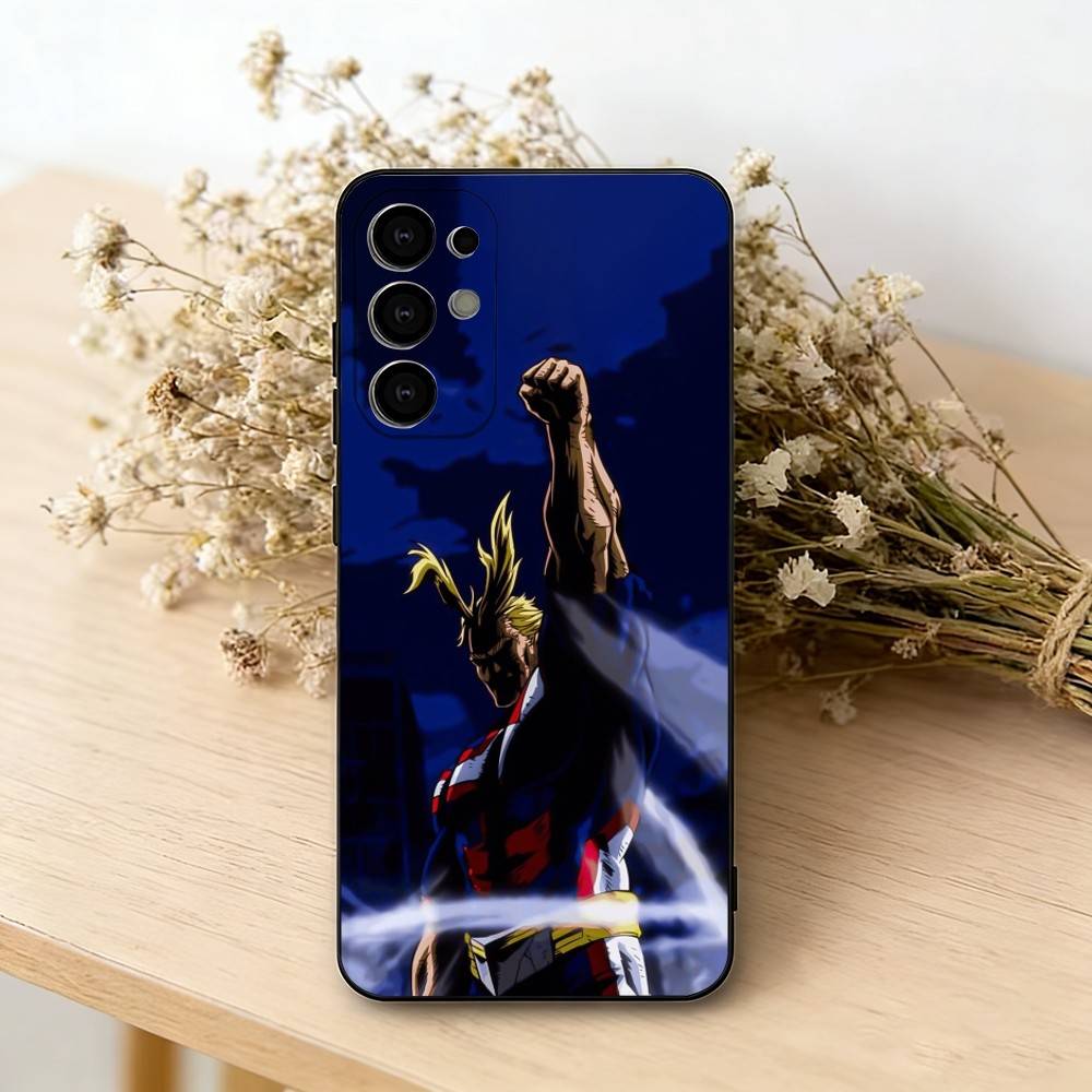 

Anime A-All M-Might Anime Phone Case For Samsung S25,S24,S21,S22,S23,S30,Ultra,S20,Plus,Fe,Lite,Note,10,Black Cover Samsung S21plus