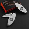 Write Wheel Eye Mini Stainless Steel Folding Knife, Portable Keychain Disassembly, Express Knife, Beautiful Appearance