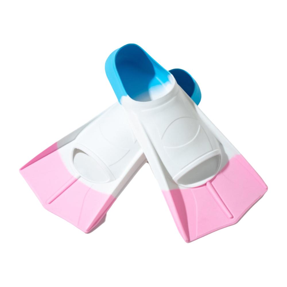 Professional Silicone Swimming Flippers Comfortable Non-slip Training Flippers Frog Shoes for Children Adult XS