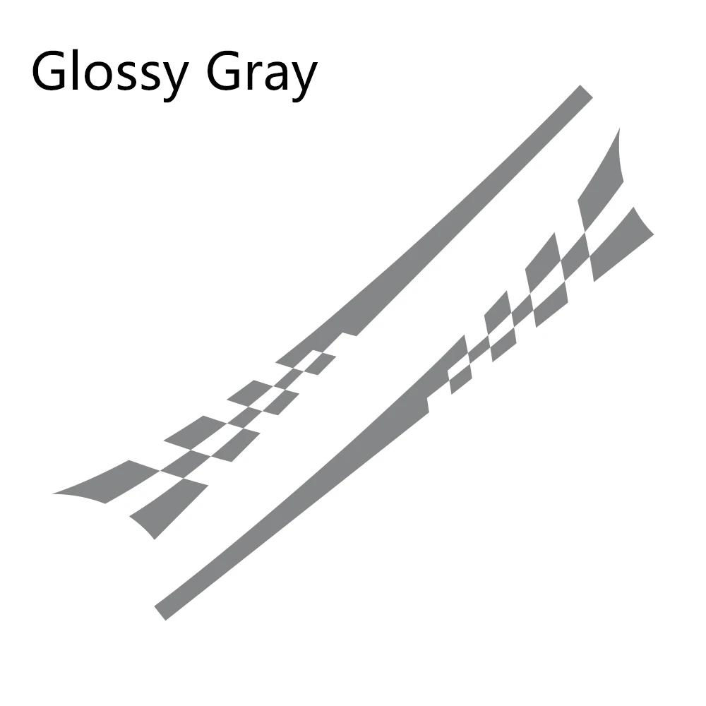 2PCS DIY Car Both Sides Body Stickers Stripes Auto Door Decals Automobiles Products Car Wrap Vinyl Film Car Accessories