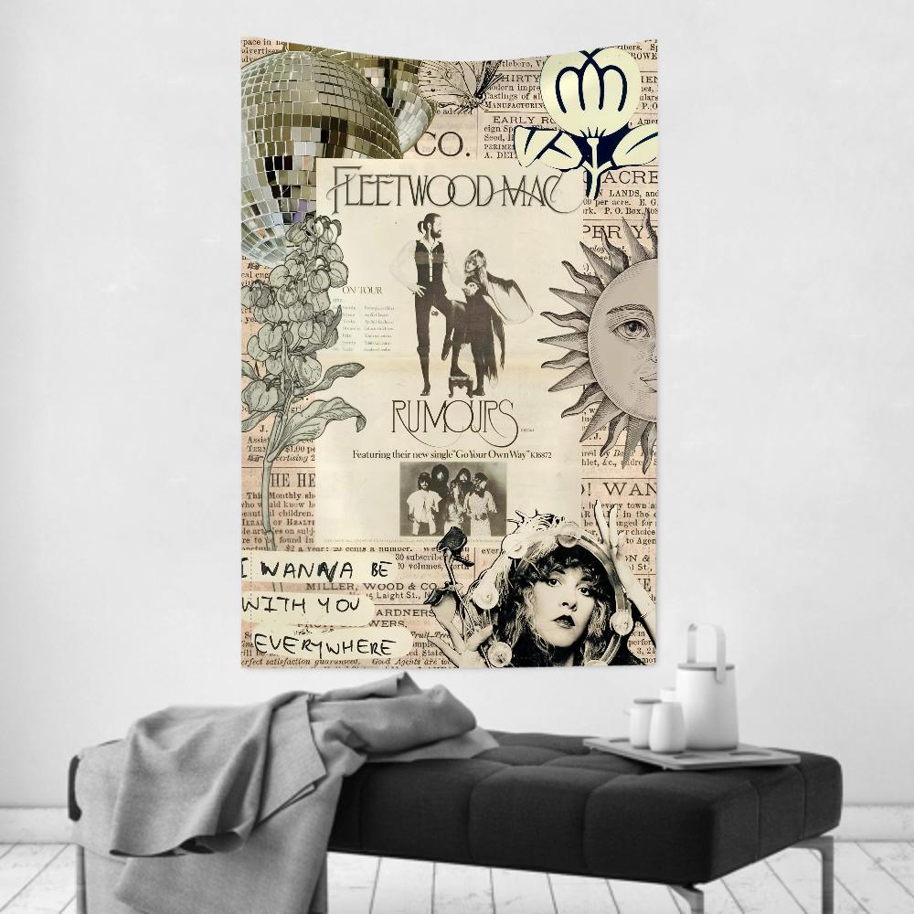 FFleetwood Rock Band Mac Tapestry Room Decor Wall Cloth Party Hanging Background Room Decor Baby Room