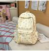 Schoolbag1011 New Schoolbag Female Japanese Ins Wind Small Fresh Literary Versatile Cartoon Print Girl Student Backpack