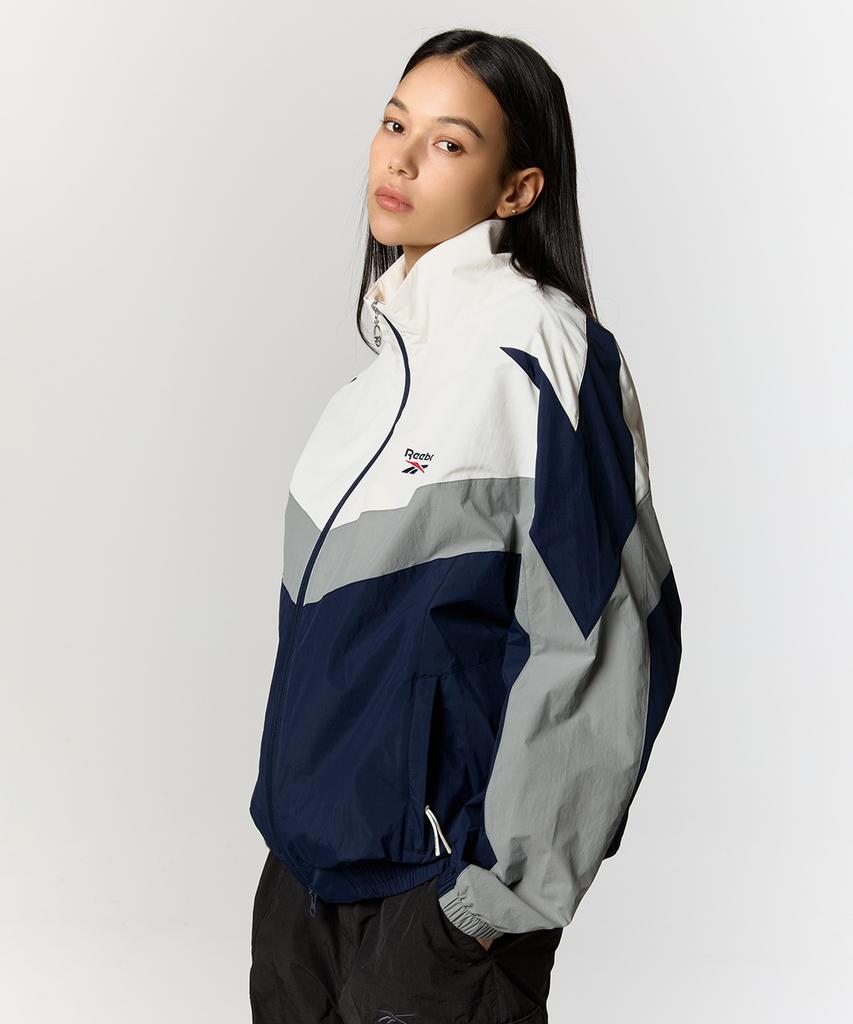Reebok Peace Vector Windbreaker - White:Navy