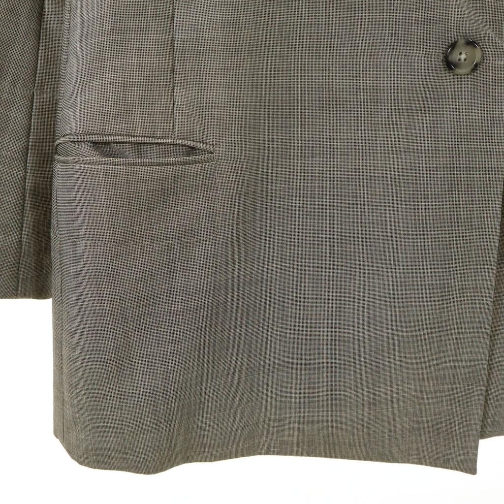 HELMUT LANG wool blend tailored jacket 4 gray Women Used