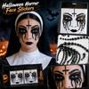 Halloween Scary Face Stickers for Party Decorations and or Bags