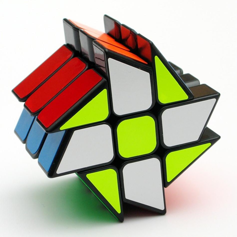 YongJun YJ Windmill Magic Cube Change Irregularly Jinggang Speed Cube with Frosted Sticker YJ 3x3x3 Puzzle Toy For Children Kids