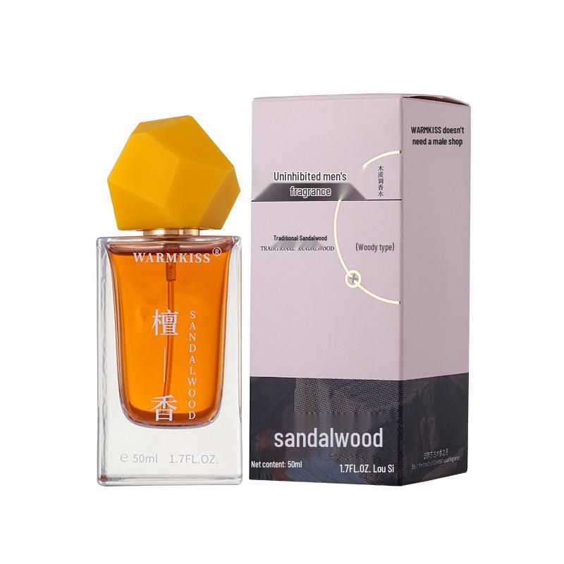 

WARMKISS Раскованный мужской аромат: Стойкий древесный аромат сандала и уда.