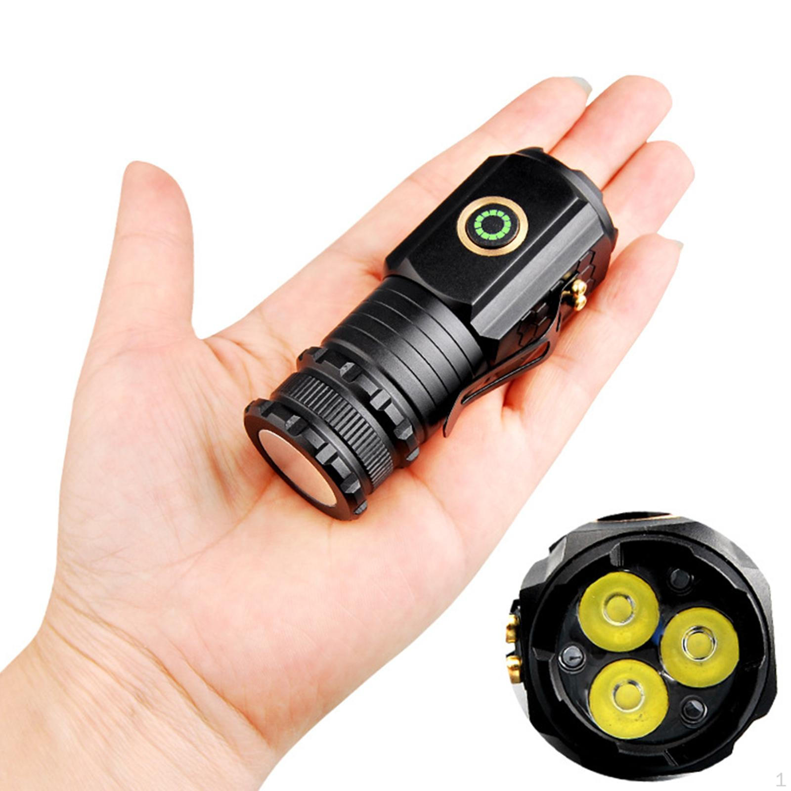 

Portable flashlights 5 Modes Lighting 2000Lumens Desk Lamp Clip on Caps Light Handheld Torch Lights With Battery