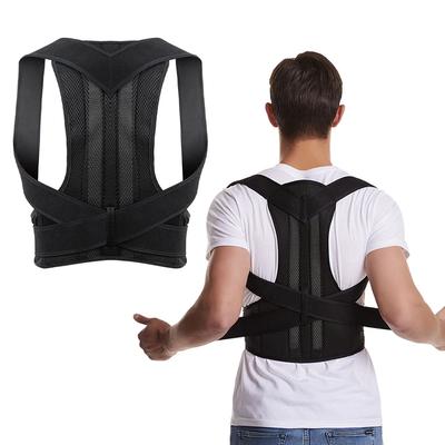 Correcteur de posture pour femmes et hommes, ceinture de soutien lombaire réglable pour le dos et les épaules, pour améliorer la scoliose
