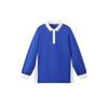 Mqd Shenzhen School Uniforms Unified Middle School Boys' Autumn Breathable Skin-Friendly Elastic Long-Sleeve T-Shirt Polo Shirt