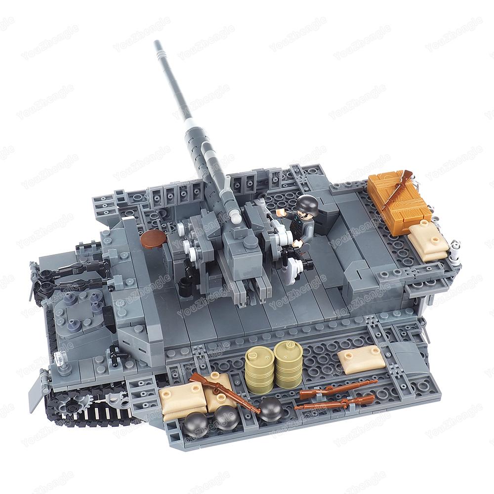 Panzerwelt Blitzkrieg Pz.Sfl. IVc Baustein WW2 Militärfiguren Waffen Zerstörer Panzer Fahrzeug Szene Modell Geschenk Jungen Spielzeug